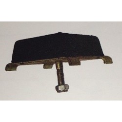 TACO TOPE DE BALLESTA RUBBER 66*80*26*1 PARA BALLESTA DE 70 TORNILLO DE 12