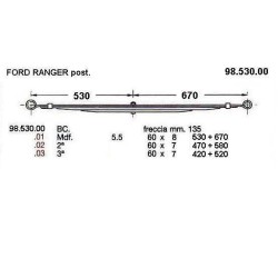 1ª T FORD RANGER 60/8 530+670 @32 C/S