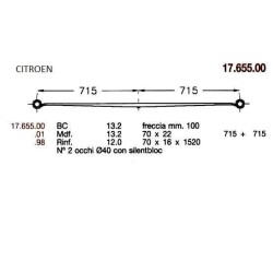 KIT RRZO. BALLESTIN T PAR CITROEN 70/20*1340 TETON