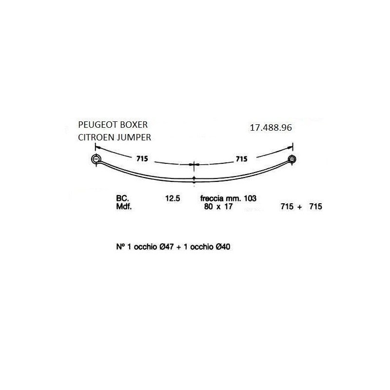 KIT RFZO T PAR CITROEN JUMPER 80/21*1430 TETON @16