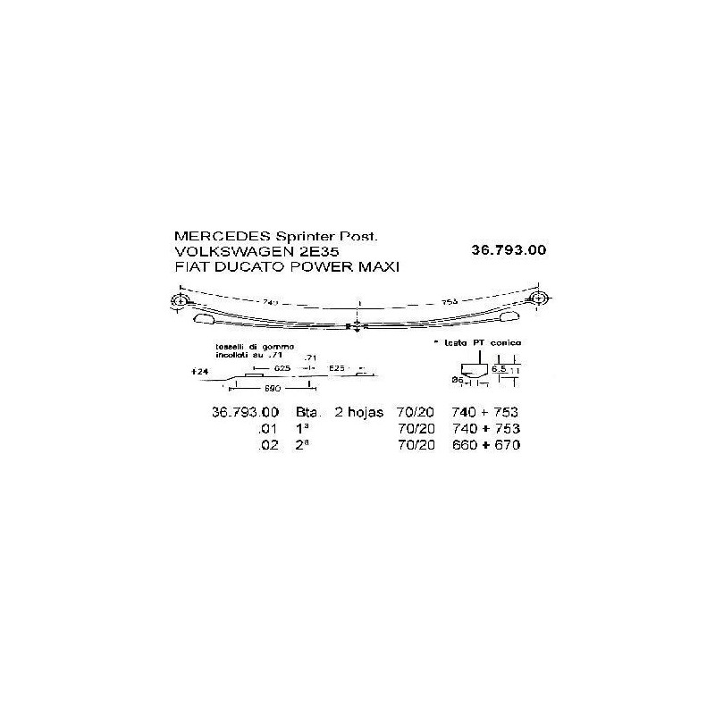 1ª T FIAT DUCATO POWER MAXI 70/20 740+753