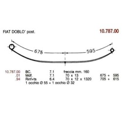 KIT RFZO T PAR FIAT DOBLO PANORAMA 70/12 705+615