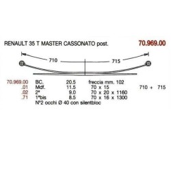 KIT RFZO T PAR FIAT DUCATO 70/16 890+740