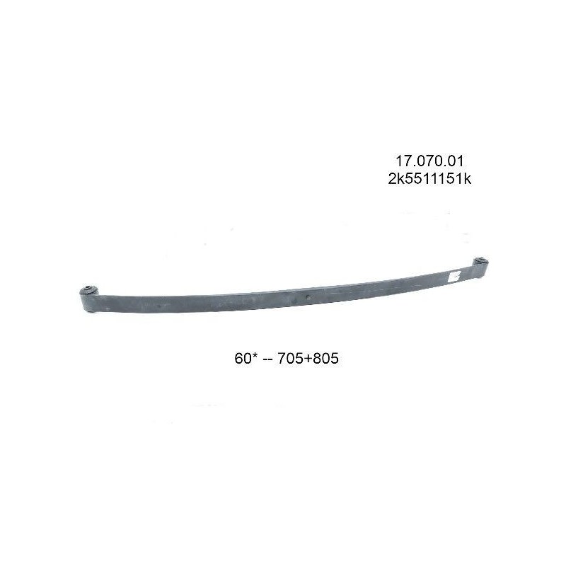BALLESTA TRASERA VOLKSWAGEN CADDY MAXICITY 60/ 705+805