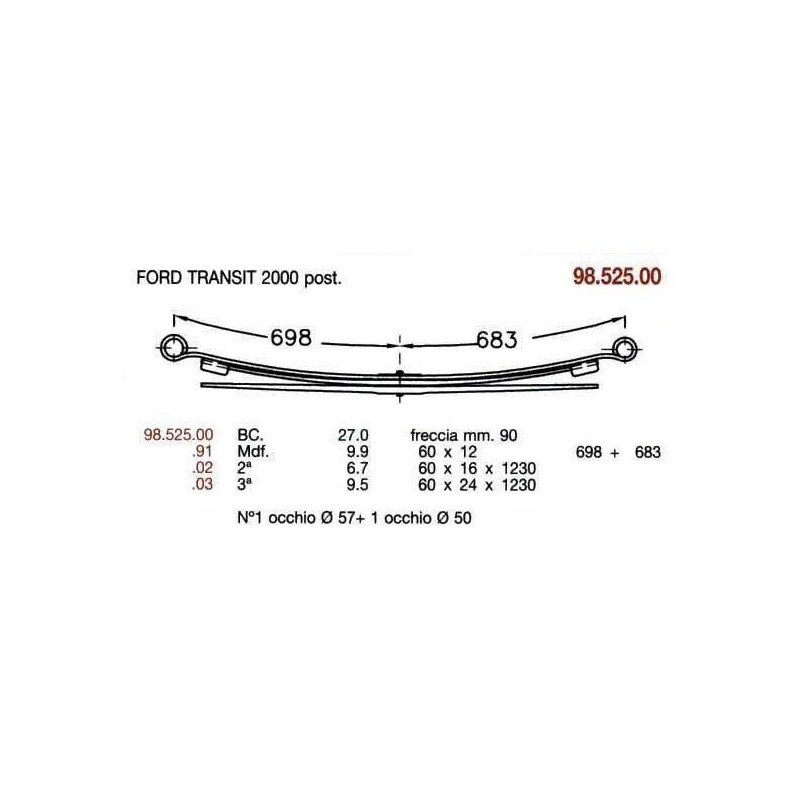 2ª T PAR FORD FT350 TDI 60/16 615+615