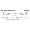 SUSTITUCIÓN BALLESTA DE FIBRA 5827544 POR MAESTRA BALLESTA T PAR FORD TRANSIT 75/20 692+678