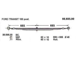 KIT RFZO T FORD TRANSIT 100 60/10 ROLLO