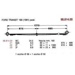 2ª T FORD TRANSIT 190 60/11 610+690