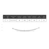 BALLESTA TRASERA  FORD RANGER 1999 - 2006