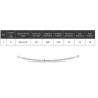 KIT DE REFUERZO PARA LA BALLESTA FORD RANGER 2006-2012 1486845