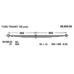 1ª T FORD TRANSIT 100 60/10 685+685 @46
