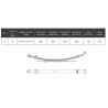 MAESTRA DE LA BALLESTA ISUZU D-MAX 2012-ADELANTE 898215510 CARGA ESTANDARD