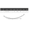 BALLESTA MITSUBISHI L200 1996-2007 MR519580 CARGA ESTANDAR