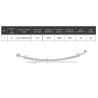 BALLESTA MITSUBISHI L200 2005-2015 MR992598 CARGA ESTANDAR