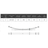 KIT DE REFUERZO DE LA BALLESTA REFORZADA NISSAN NAVARA D40 NP300 2005-ADELANTE +5CMS +CARGA 55020EB32A