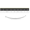 BALLESTA TOYOTA HILUX 2005-2015 29831048 CARGA ESTANDAR