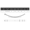 BALLESTA VOLKSWAGEN AMAROK 2010 - 2022 2H0511151J CARGA ESTANDAR
