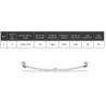 KIT DE REFUERZO DE LA BALLESTA FORD TRANSIT 2006-2014 3 HOJAS +5CMS + CARGA 6C115560HE
