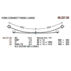 KIT RFZO T PAR FORD CONNECT 60/13 690+625