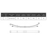 BALLESTA RENAULT MASTER NISSAN NV400 OPEL MOVANO 2010 - ADELANTE 550200016R