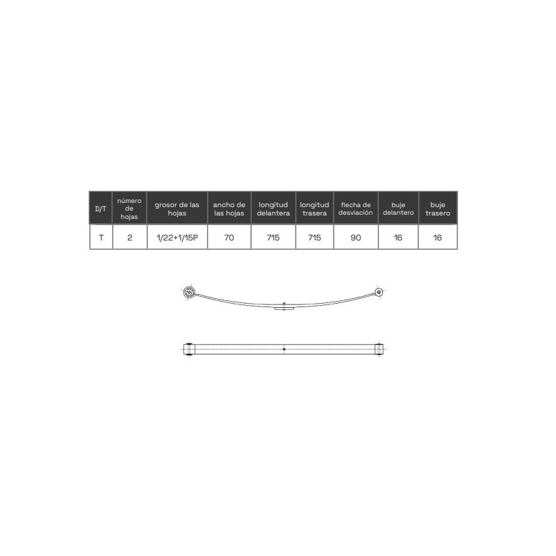 BALLESTA FIAT DUCATO CITROEN JUMPER PEUGEOT BOXER 2006- ADELANTE 1355403080