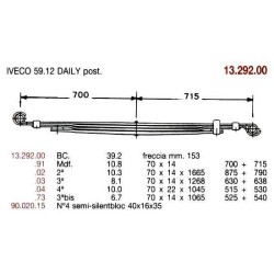 KIT RFZO T PAR IVECO 59.12 DAILY 70/14 525+540