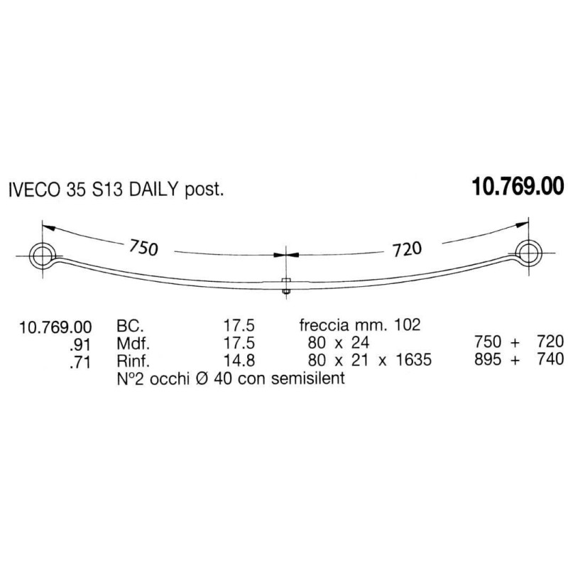 BTA T PAR IVECO 35X 12HPI 80/24 750+720