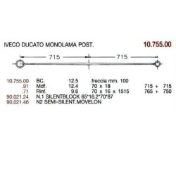 KIT RFZO. T PAR IVECO DUCATO 70/16 765+750 TETON