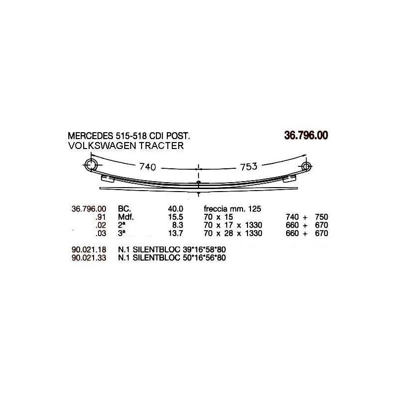 2ª T PAR MERCEDES 416 70/17 660+670