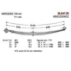 2ª D PAR MERCEDES 709 70/14 830+960