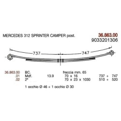 1ª T PAR MERCEDES 614 ATEGO 70/20*1580 @54 @48