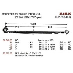 1ª T MERCEDES 310 60/11 740+810 C/S