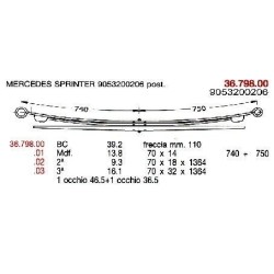 2ª T PAR MERC SPRINTER 70/18 682+682 C/TOP