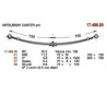 KIT RFZO. D. PAR MITSUBISHI CANTER 70/16 750+750