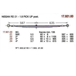1ª T NISSAN PICK-UP 60/8 567+635 @40 @33
