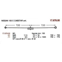 KIT RFZO D PAR CABSTAR 70/18 755+770
