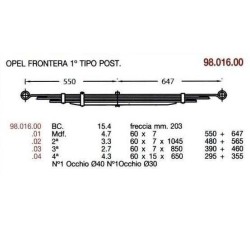 BTA. TRA OPEL FRONTERA 1º TIPO 550+647 @40 Y @30
