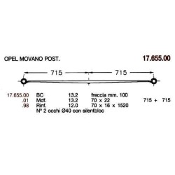 KIT RFZO T PAR OPEL MOVANO 70/20*1340 TETON FL2