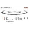 BTA T PAR RENAULT TRAFFIC 2H 70/13 630+630