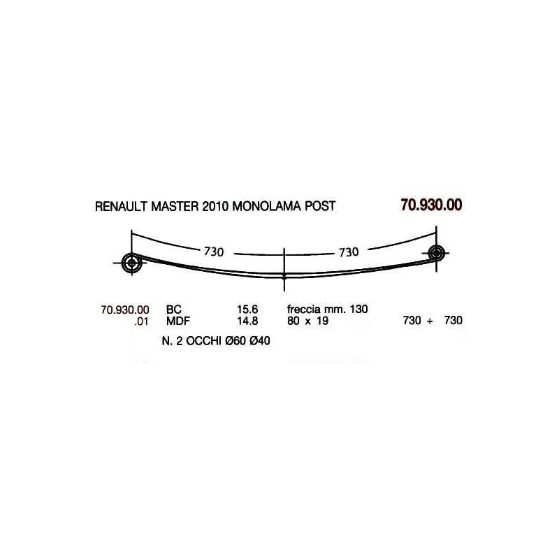 1ª T PAR RENAULT MASTER 2010 80/19 730+730