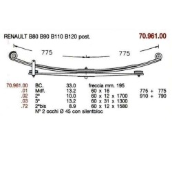 KIT RFZO T RENAULT MASCOTTE 130 60/12 790+790