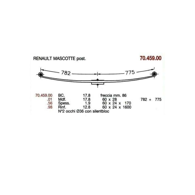 KIT RFZO T RENAULT MASCOTTE 60/24 800+800