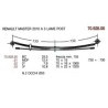 2ª T PAR RENAULT MASTER 2010 A3 LAME 70/16 680+680