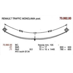 KIT RFZO T PAR TRAFFIC 70/17 633+633 TETON