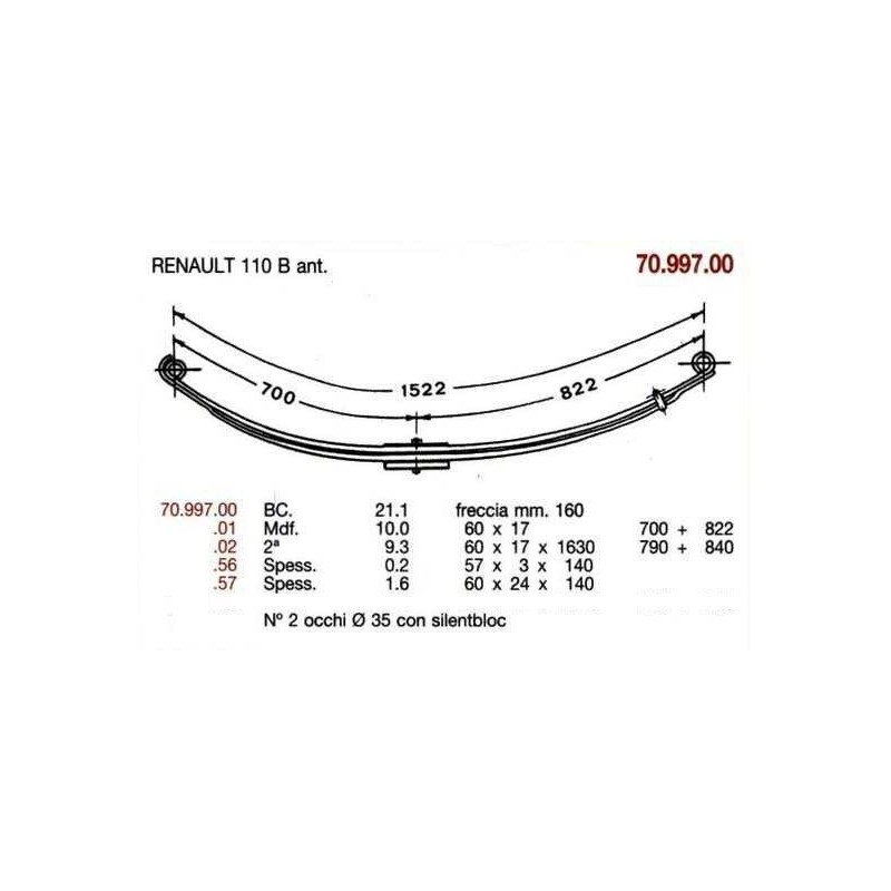 1ª D PAR RENAULT B-110 60/17 700+822 @ 35