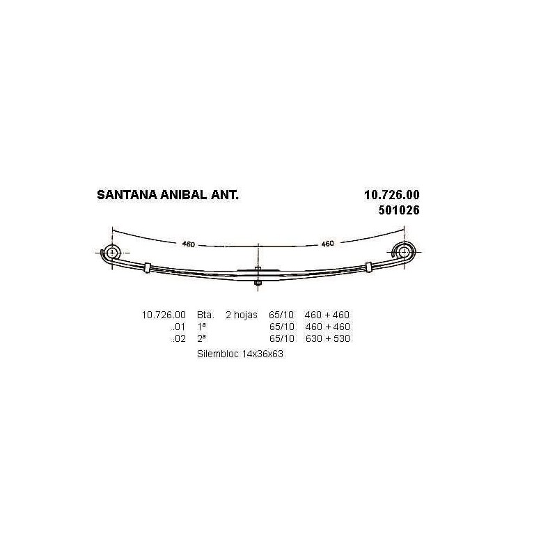 BTA D PAR SANTAN ANIBAL 2H 65/10 460+460