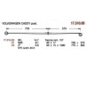 1ª T PAR VOLKSWAGEN CADDY 60/17 735+575 @40 C/S