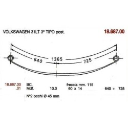 1ª T PAR VOLKSWAGEN 31LT 60/14 640+725 @45 C/S