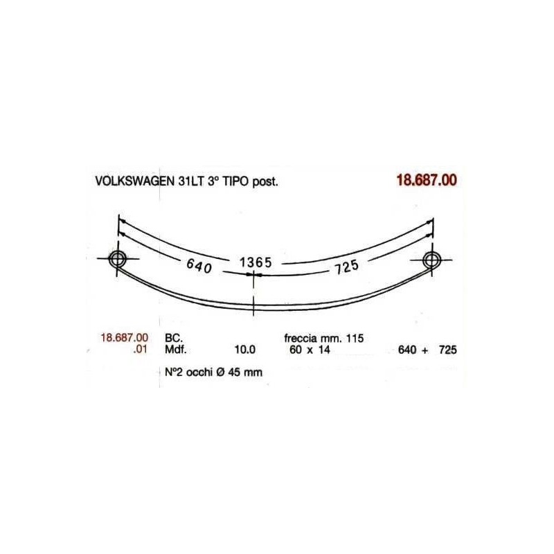 1ª T PAR VOLKSWAGEN 31LT 60/14 640+725 @45 C/S