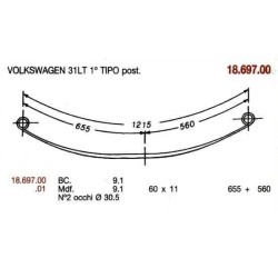 1ª T PAR VOLKSWAGEN 31LT 60/11 655+560 @30